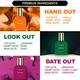 La French Hang Out, Look Out and Date Out Perfume Gift Set For Unisex - 90 ml - Women Perfumes (Edt/Edp)