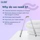 Gubb Metal Tongue Cleaner High Grade Stainless Steel 1's - Floss & Tongue Cleaners