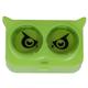 Modisch New fashion Owl Eyes Contact Lens Case - Green 1's - Eyecare Lenses