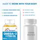 Dr. Morepen Omega 3 Deep Sea Fish Oil 1000mg with 300 mg Softgels 60's - Omega Fish Oil Fatty Acids