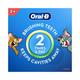 Oral B Kids Toothbrush, Tom & Jerry, Extra soft bristles and easy to hold handle (Age 2+) 2's - Toothbrushes