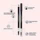 Miss Claire Waterproof Eyebrow Pencil 01 Black (Mascara Brush) 1.4 Gm - Eyebrow Pencils & Enhancers
