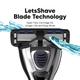 LetsShave Pro 6 Sensitive Razor Blades - Men 12's - Razors & Cartridges