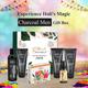 Globus Naturals Pre and Post Holi Ritual Ayurvedic Skin Care Gift Box for Men, for All Skin Types- Face Wash 100gm, Face Scrub 100gm, Peel Off Mask 100gm, Beard Oil 50ml, Body Wash 200ml 1's - Makeup Kits & Sets