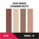 Half N Half Velvet Mousse Eyeshadow Palette, Multicolor - 01 3.2 gm - Eye Shadow Palettes