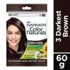 Garnier Color Naturals Creme Riche Sachet, Shade 3, Darkest Brown 60 gm - Sachet/Shampoo