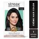 Streax Hair Colour - Natural Black (60gm+60ml+20gm) 1's - Crème