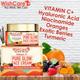 WishCare Vitamin C Purelow Face Cream for Women & Men - With Hyaluronic Acid Niacinamide Oranges Berries & Turmeric 50 gm - Day Cream