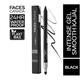 Faces Canada Ultime Pro Intense Gel Kajal with Smudger & Sharpener - Black 1.2 gm - Kajal & Kohls