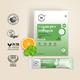 Wellbeing Nutrition Vegan Pro Collagen, Clinically Proven Peptides Gotu kola, Ginseng, Vitamin C & E - Unflavored 6 Sachets 48 gm - Multi-Vitamins
