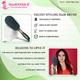 Majestique Styling Hair Brush, Nylon Round-Tip Bristles Hair Comb for Detangling, Separating, Shaping - Velvet Green 1's - Hair Brushes