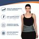 AccuSure Lumbo Support Belt (M) 1's - Knee/Leg Supports