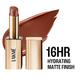 Lakme Bejewel 3D Matte Slim Bullet Lipstick with Vitamin E for Hydrated Lips - British Brown 3.6g - Lipsticks