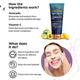 Cosmos by Bewakoof Vitamin Face Mask with Avocado, Vitamin C AND Cleansing Face Wash with Pomegranate, Copper Combo 200 ml - Masks & Peels
