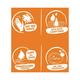 Fiama Gel Bar Peach And Avocado, 125g each 6's - Soaps