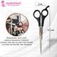 Majestique Multi Use Salon Scissor, Comfort Grip Sharp Scissors for Office Home - Multicolor 1's - Multi-Stylers