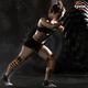 Tynor Weight Lifting Knee Wrap - Black & Orange (Pack of 2) - Knee/Ankle/Leg/Foot Supports