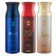 Ajmal Blu Sacred Love Wisal Deodorant Spray (Pack of 3) 200 ml - Perfumes (Edt/Edp)