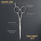 Vega Professional Pro Craft 5.5' Silver Line Hairdressing Scissor (VPVSC-17) 1's - Grooming Kits