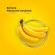 Skore 1500+ Raised Dots Condoms - Banana 3's - Plain/Flavoured Condoms