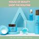 House of Beauty Hydra Oxy Gel Cream - Sensitive, Acne Prone Skin with Niacin & Hyaluronic 100ml - Face Gels