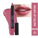 Half N Half Matte Lip Crayon Velvet Soft & Long Lasting, 24H Super Stay, Ultra Creamy, Intensely Pigmented 24, Show Time 3.5 gm - Lip Crayons