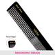 Vega General Grooming Hair Comb for Men and Women, Black (VC2HMBC-109) 2's - Hair Combs