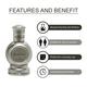 Ajmal Tempest Concentrated Perfume Oil Floral Alcohol For Unisex And Musk Rose Concentrated Perfume Oil Floral Musky Alcohol For Unisex 24 ml - Perfumes (Edt/Edp)