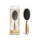 Majestique Golden Oval Cushion Detangling Brush, Friendly Detangling Brush Ultra-Soft Tipped Nylon 1's - Straighteners