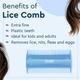 Gubb Lice Comb Extra Fine Plastic Teeth Ideal for Kids & Adult 1's - Hair Combs