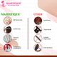 Majestique Elegant Mirror and Comb, Heat Resistant Detangling Comb, Hand Mirror - 2Pcs/Multicolor 1's - Hair Combs