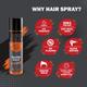 Set Wet Hair Spray for Men Insane Hold No Sulphate and Paraben, Quick Hair Styling and Setting 200 ml - Hair Sprays & Mists