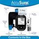 Accusure Simple Glucose Monitor with 25 Strips - Blood Glucose Monitors/Strips