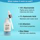 Aryanveda Glowelle Rice Water & 10% Niacinamide Face Serum With Aloe Vera Extracts 30 ml - Face Serum