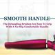 Majestique Purple Detangler Brush - Ultra-Soft Tipped Nylon, Glides Through Tangles 1's - Hair Brushes