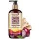 WishCare Onion Ginger Shampoo - Onion Shampoo for Hairfall Control - Paraben and Sulphate Free 300 ml - Shampoos