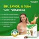 Vidaslim Meal Replacement Protein Health Shake Powder - Caffe Latte (Refill Pack) 500 g - Protein Drink