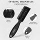 Vega Professional Fade Brush for Man, Dusting Brush and Cleaning Brush for Barbar (VPPBB-01) 1's - Hair Brushes