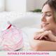 Vega Everyday Body Sponge Natural Bath Loofah, Off White 2's - Body Scrubbers & Brushes