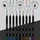 Sery Statement Eye Pencil 24 Hours Stay Gel Finish Eyeliner, Silver Shine, Shimmery Finish- EP-08 1.2 ml - Eyeliners