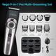 Vega 9 In 1 Pro Multi Grooming Trimmer for Men (VHTH-32) 583 gm - Shaving & Hair Removal