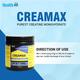 Healthvit Fitness Creamax Creatine Monohydrate Powder - Unflavored 300 gm - Workout Essentials