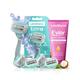 LetsShave Evior 6 Shaving Razor + Shaving Razor Blade 4's + Whipped Shave Cream 150 gm - Women - Shaving & Hair Removal