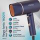 Vega Ionic 1400W Foldable Hair Dryer for Men and Women with 2 Heat/Speed Settings, (VHDH-35) 496 gm - Hair Dryers