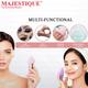 Majestique Facial Cleaning Sponge With Pointed Makeup Sponge - Color May Vary 1's - Sponges & Applicators