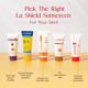 La Shield IR SPF 30 & PA+++ Sunscreen Gel ,Next Gen Protection- IR+UVA+UVB, 60gm - Face Sunscreen