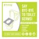Peebuddy Waterproof Toilet Seat Cover 5's - Intimate Care