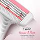 LetsShave Evior 3 Plus Disposable Razor - Women (Pack of 12) - Hair Removal Accessories