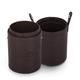 London Pride Cosmetics London Pride Cosmetics Brush Holder Cylinder shaped Brown big Brown 300 gm - Face Brush
