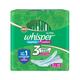 Whisper Ultra Clean Sanitary Pads for Women, XL+ 50 Napkins 299 gm - Sanitary Napkins